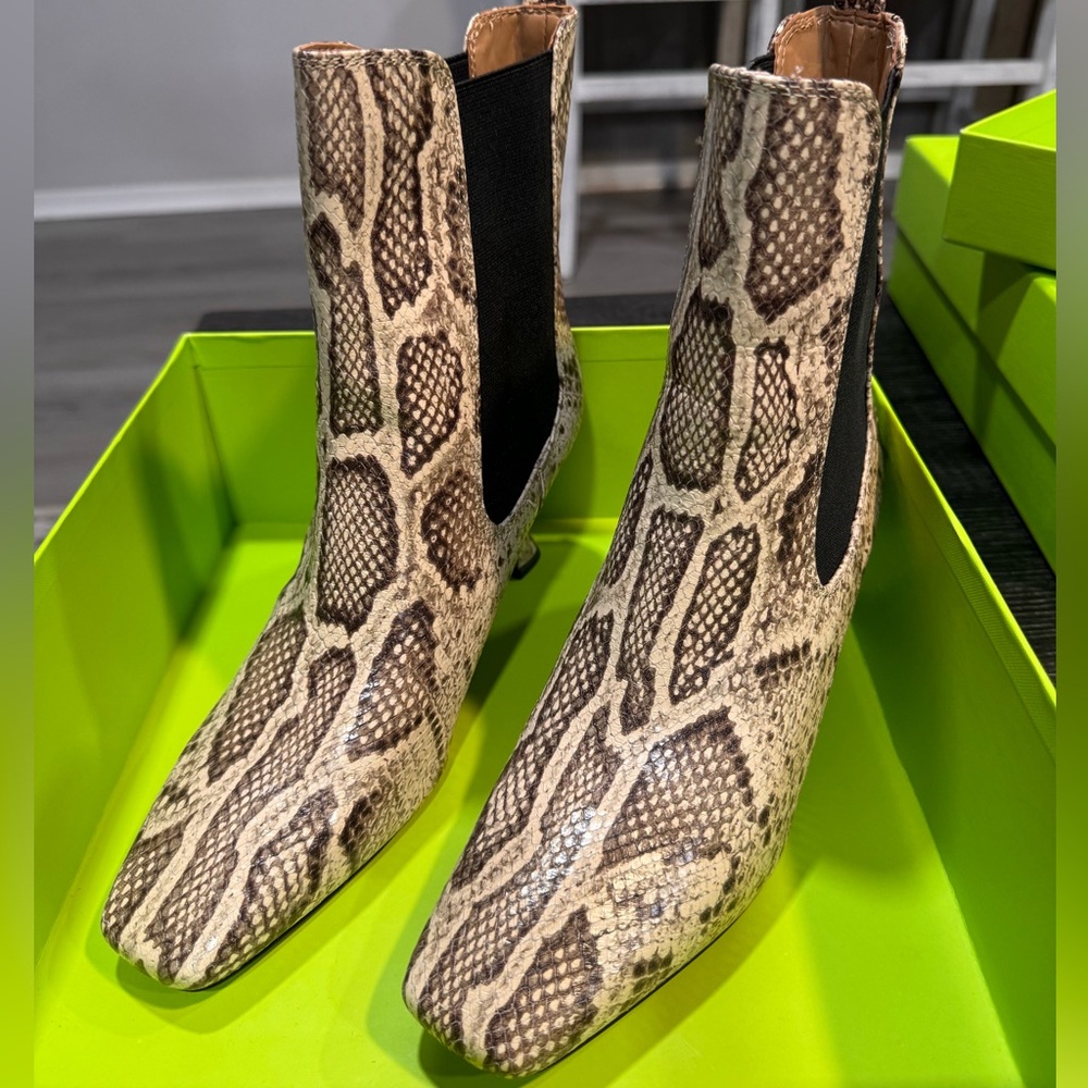 Sam Edelman Snake Print booties